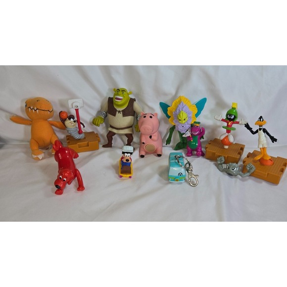 McDonald's Happy Meal Toy Lot 60+ 1980s to 2000s Shrek Disney Pixar Looney Tunes - Picture 2 of 16